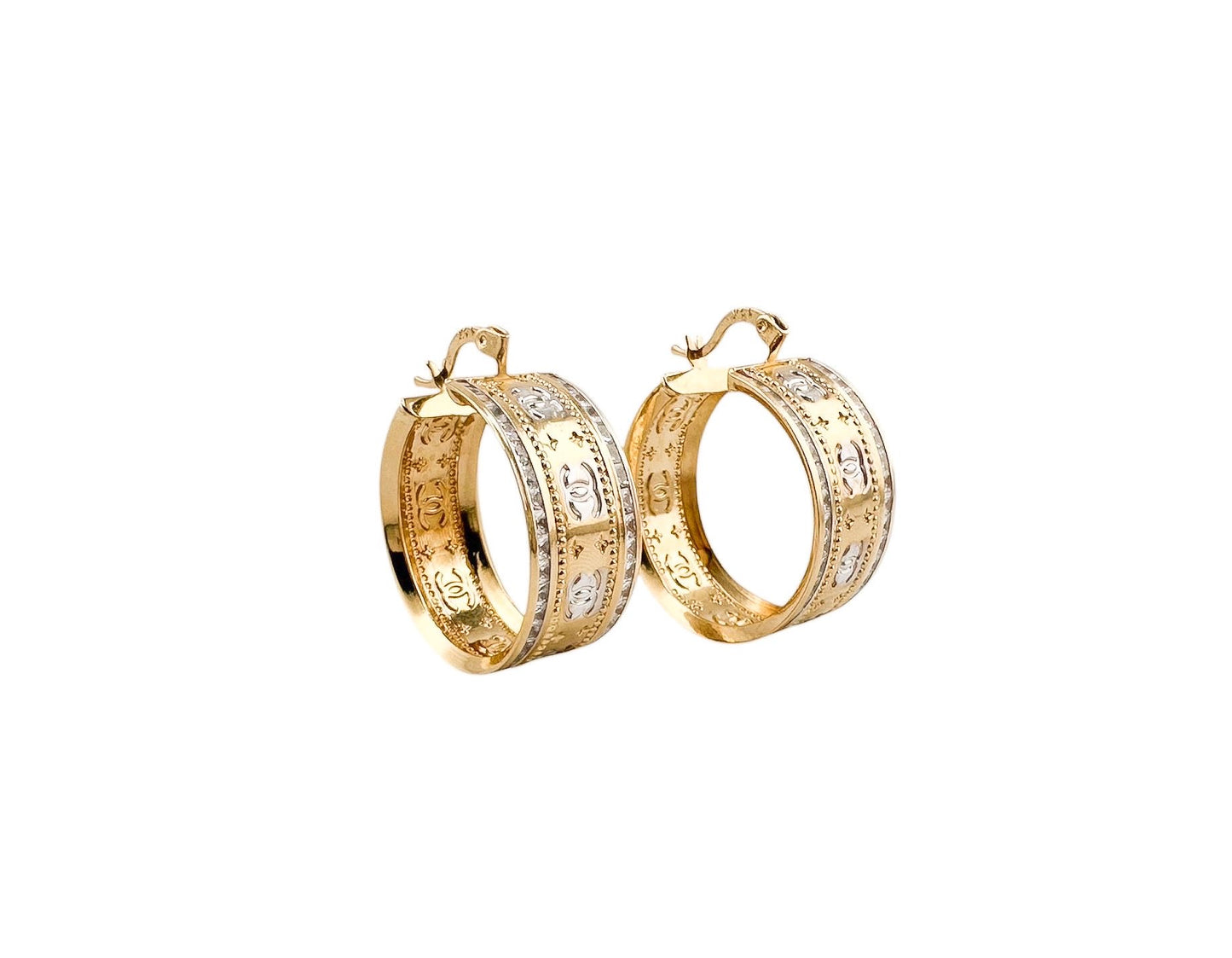 14k Gold Hoops