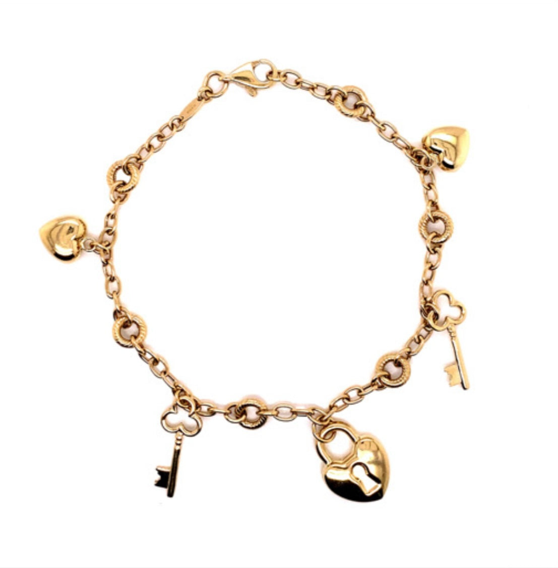 14k Gold Bracelet 7.5in