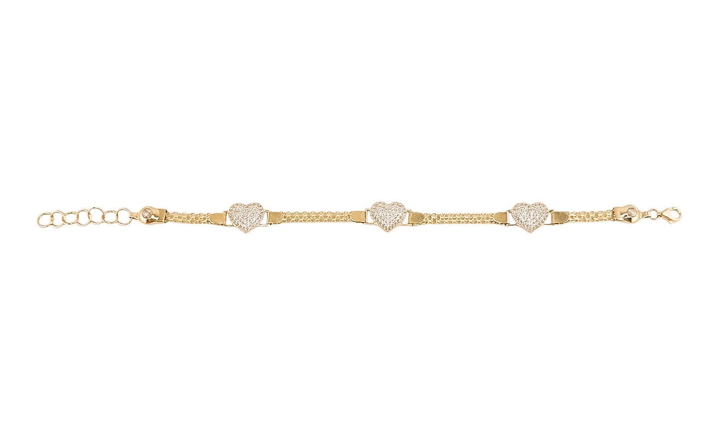 14k Gold Bracelet 8in