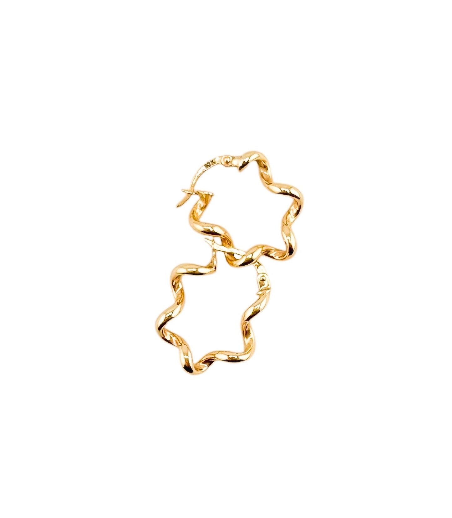 14k Gold Hoops