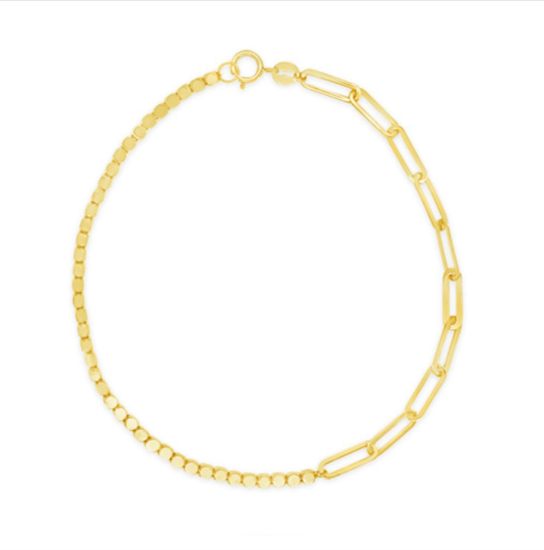 14k Gold Bracelet 7.5in