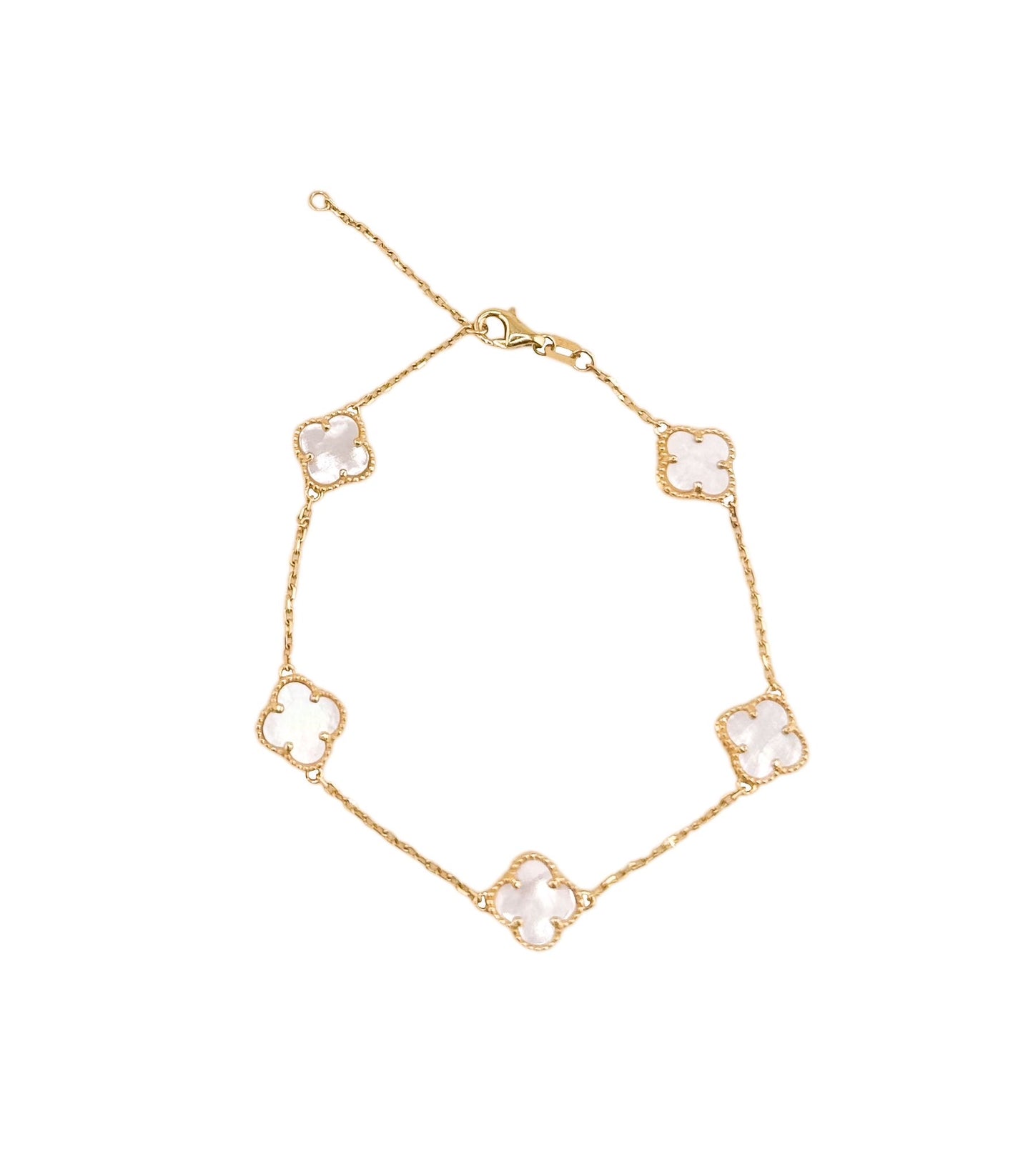 14k Gold Bracelet 8in