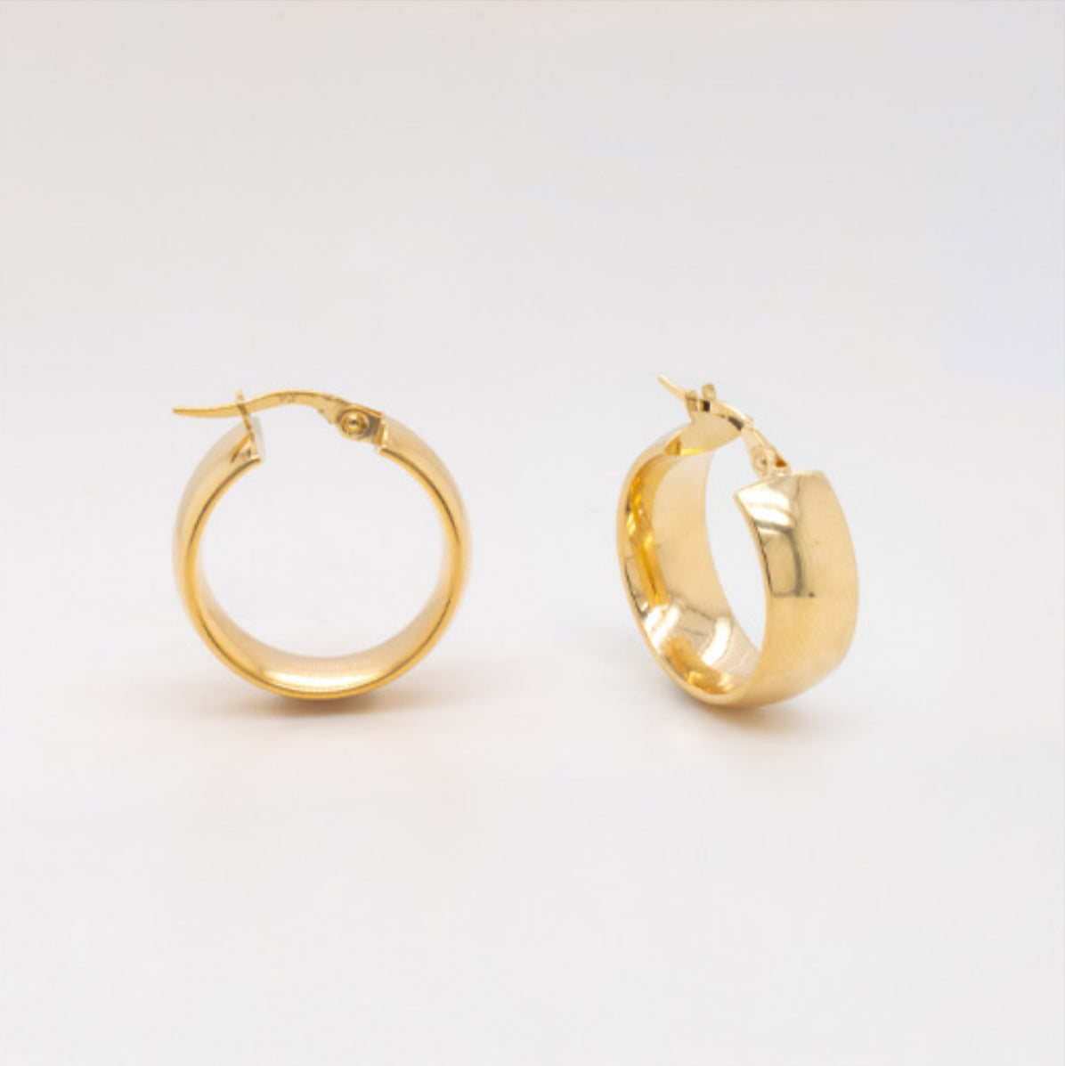 14k Gold Hoops