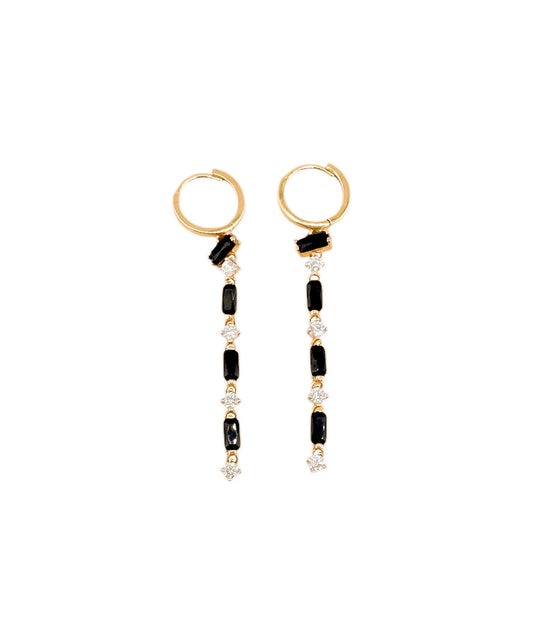 14k Gold Long Earring