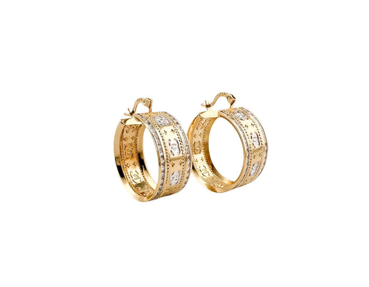 14k Gold Hoops
