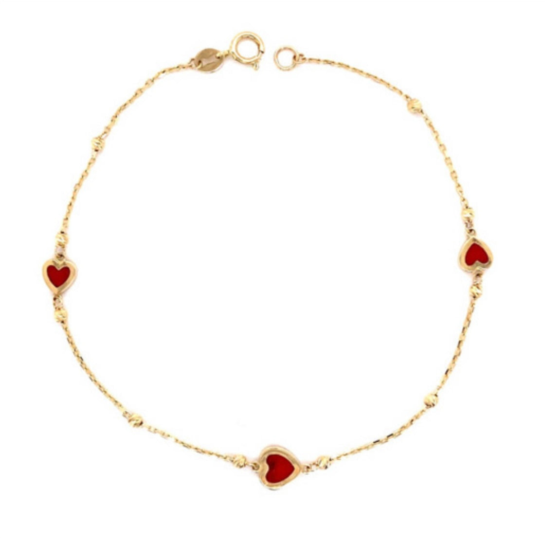 14k Gold Bracelet 7in