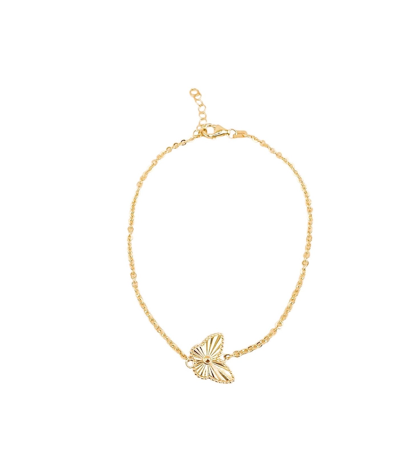 14k Gold Bracelet 7.5in