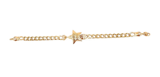 10k Gold Bracelet 7in
