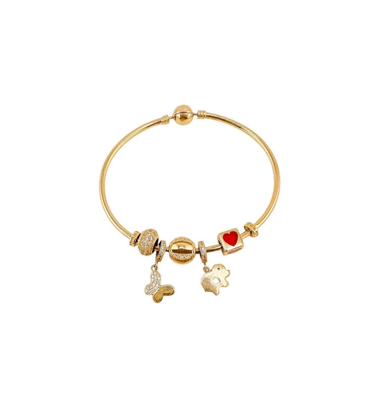 14k Gold Bracelet 7.5in
