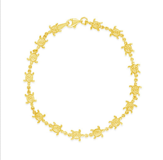 14k Gold Bracelet 7.5in