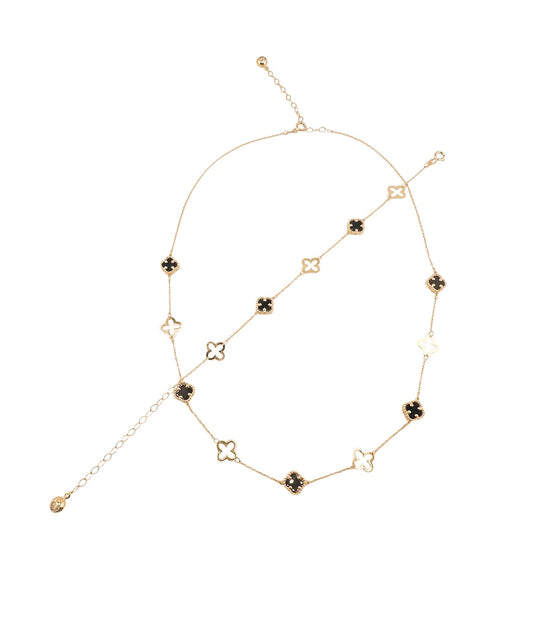 14k Gold Set Necklace 18in Bracelet 8in