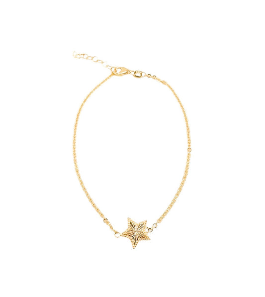14k Gold Bracelet 7.5in