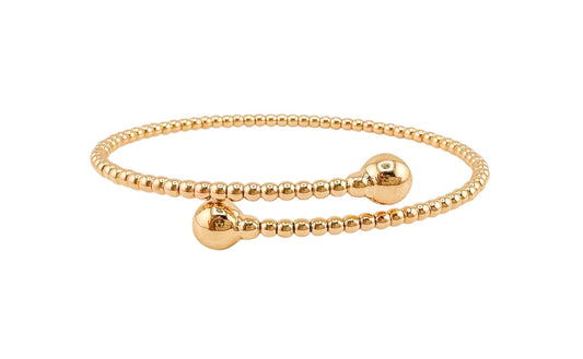 10k Gold Bangle 7.5in