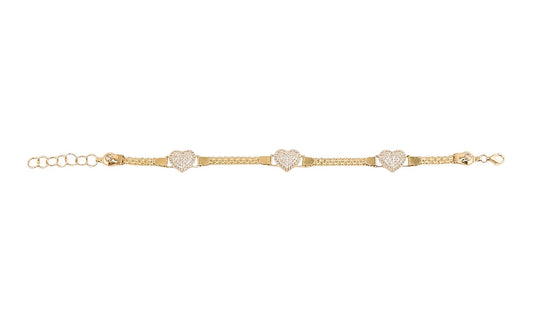 14k Gold Bracelet 8in