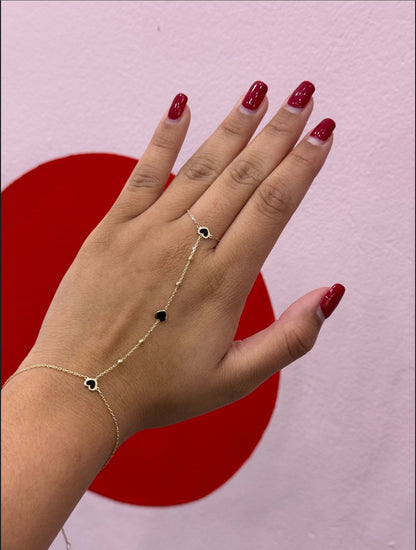 14k Gold Bracelet 7+1in
