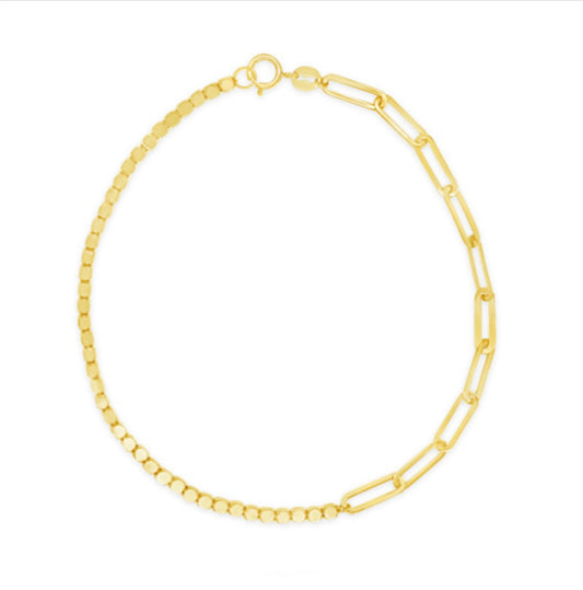14k Gold Bracelet 7.5in