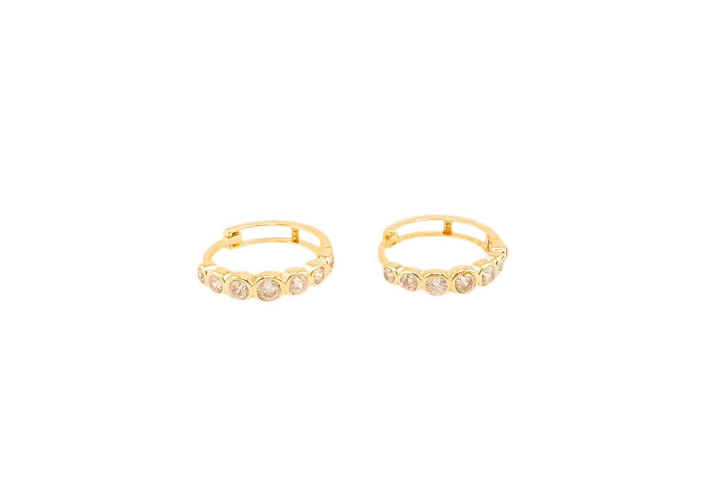 14k Gold Solid Earrings