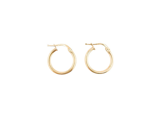 14k Gold Hoops