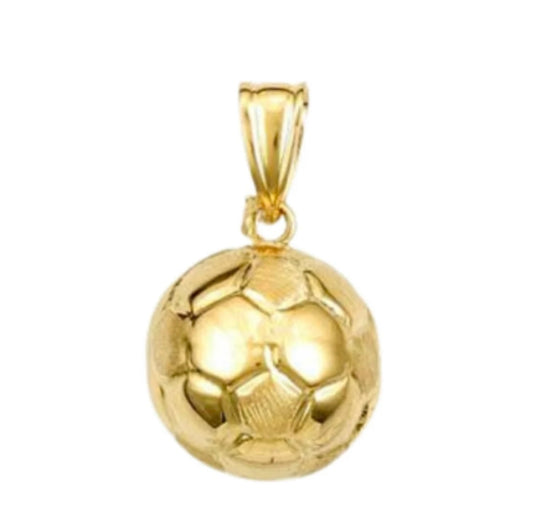 14k Gold Solid Pendant