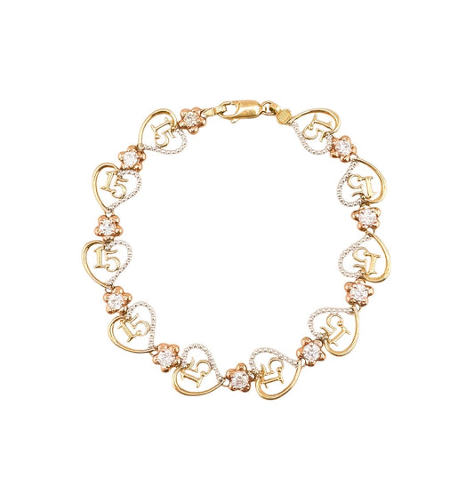 14k Gold Solid Bracelet