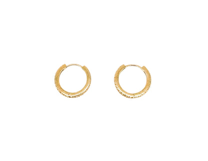 14k Gold Solid Earrings