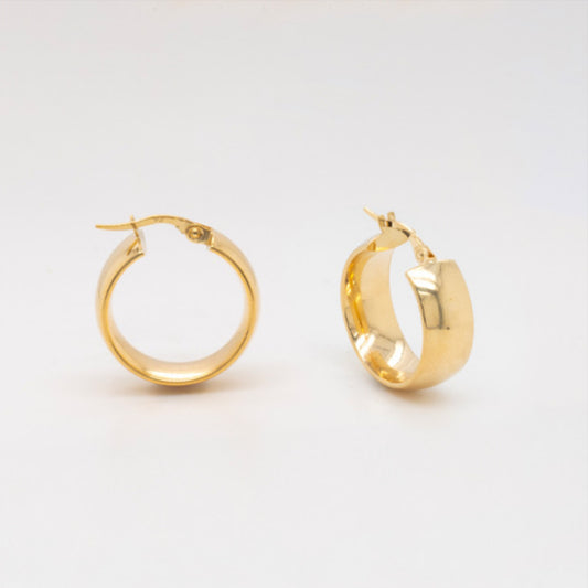 14k Gold Hoops