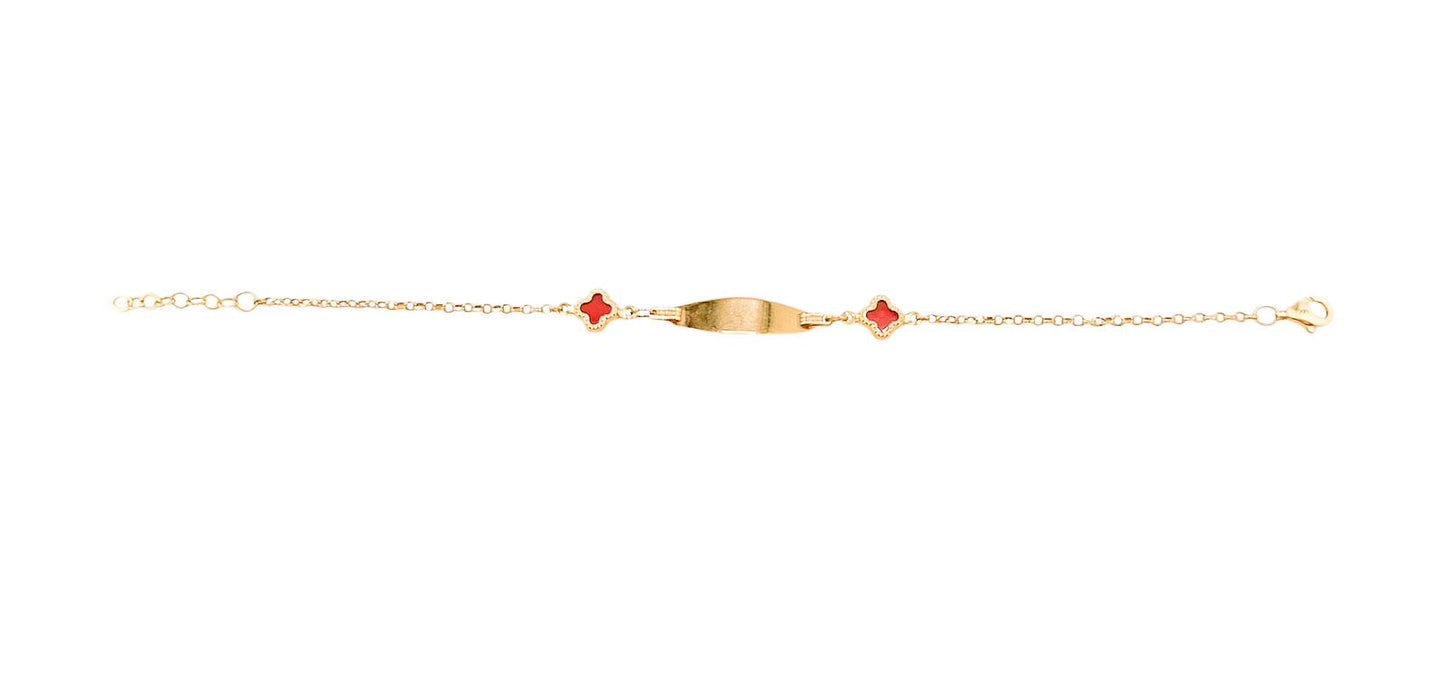 14k Gold Bracelet 7in