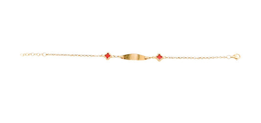 14k Gold Bracelet 7in