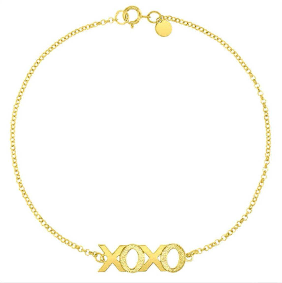 14k Xoxo Bracelet 7in 